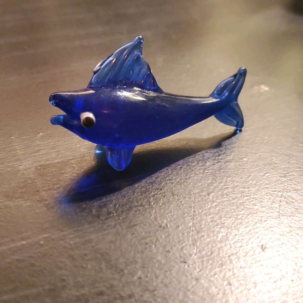 Glass figurine shark
